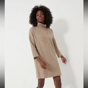 NWT Tuckernuck Tan Turtleneck Dress